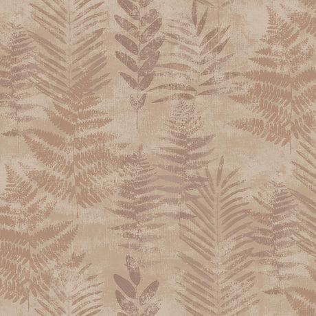 Veer Decor Fern Horizon Red Wallpaper
