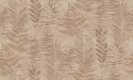 Veer Decor Fern Horizon Red Wallpaper