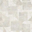 Veer Decor Geo Canvas White Wallpaper