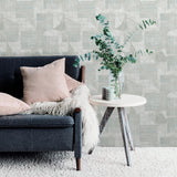 Veer Decor Geo Canvas White Wallpaper