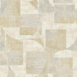 Veer Decor Geo Canvas Beige Wallpaper