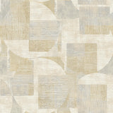 Veer Decor Geo Canvas Beige Wallpaper