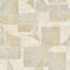 Veer Decor Geo Canvas Beige Wallpaper