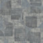Veer Decor Geo Canvas Blue Wallpaper