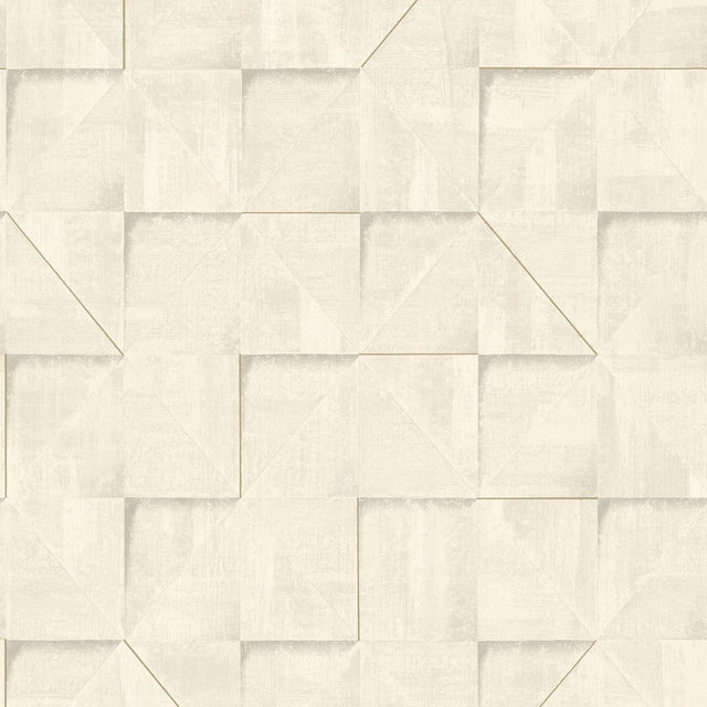 Veer Decor Prism Grid Beige Wallpaper