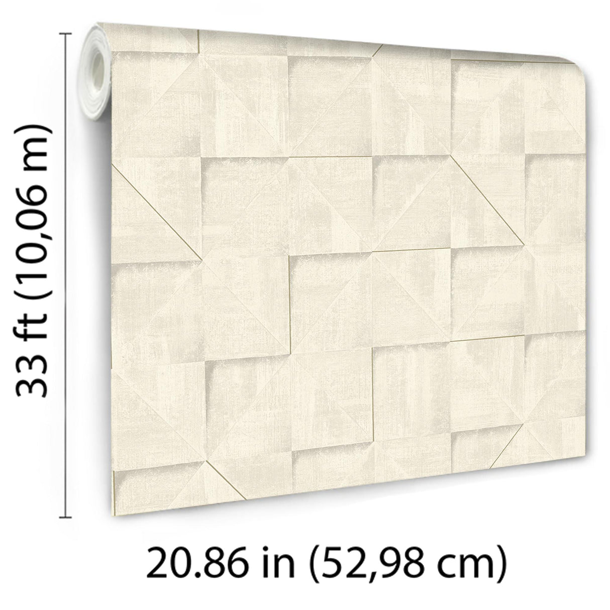 Veer Decor Prism Grid Beige Wallpaper