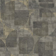 Veer Decor Geo Canvas Brown Wallpaper