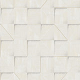 Veer Decor Prism Grid White Wallpaper