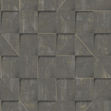 Veer Decor Prism Grid Brown Wallpaper