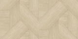 Veer Decor Sculpted Chevron Wood Panels Beige Wallpaper