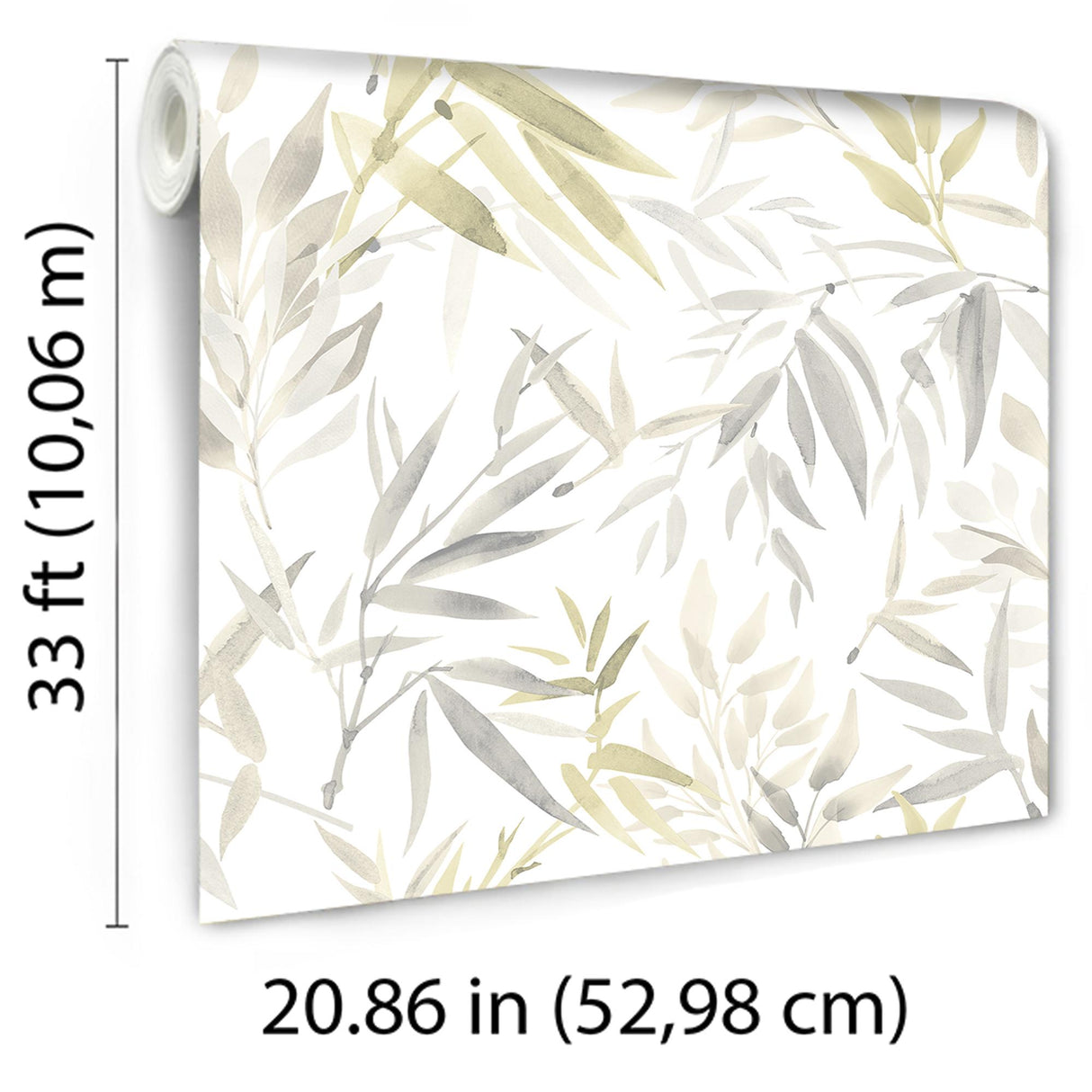 Veer Decor Painted Canopy Beige Wallpaper