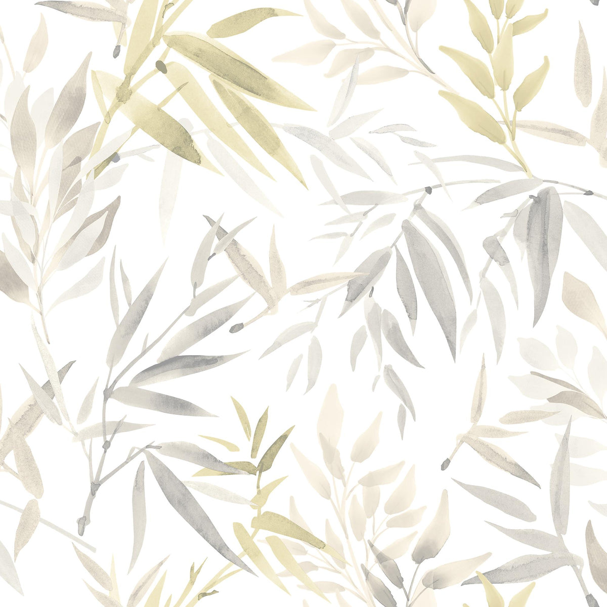 Veer Decor Painted Canopy Beige Wallpaper