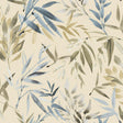 Veer Decor Painted Canopy Blue Wallpaper