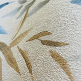 Veer Decor Painted Canopy Blue Wallpaper