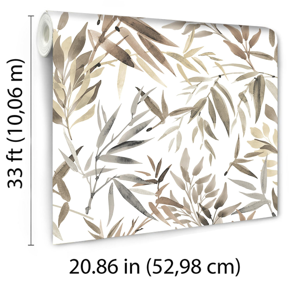 Veer Decor Painted Canopy Red Wallpaper