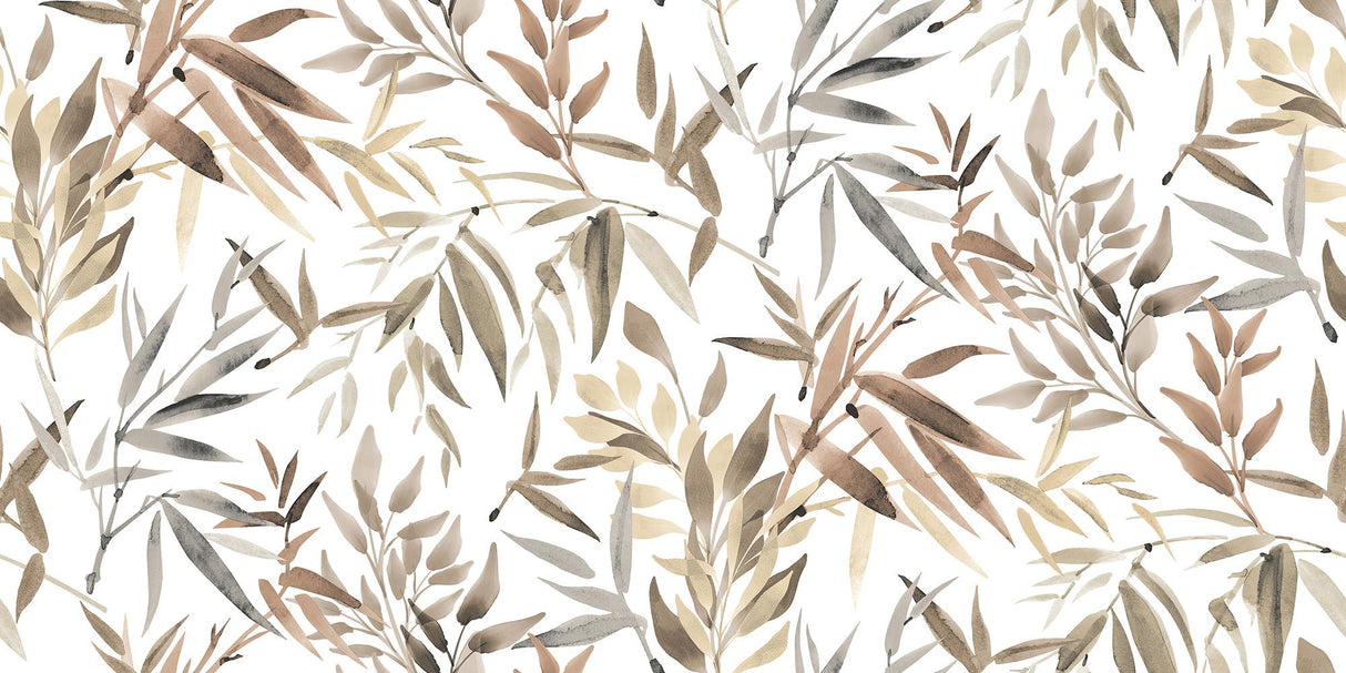 Veer Decor Painted Canopy Red Wallpaper