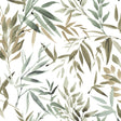 Veer Decor Painted Canopy Green Wallpaper