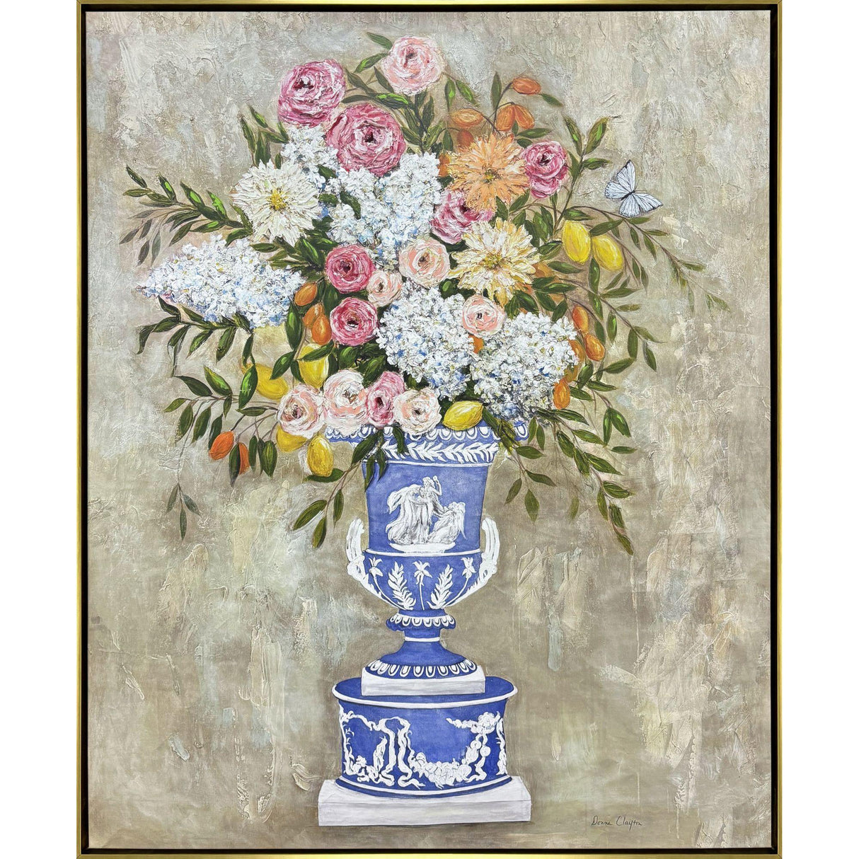 Paragon Arrangement in Blue Blue 61 X 49 X 3 Wall Art