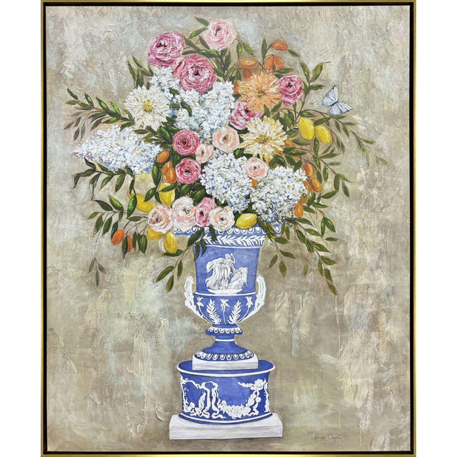 Paragon Arrangement in Blue Blue 61 X 49 X 3 Wall Art