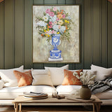 Paragon Arrangement in Blue Blue 61 X 49 X 3 Wall Art