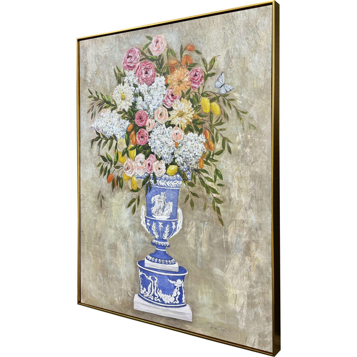 Paragon Arrangement in Blue Blue 61 X 49 X 3 Wall Art