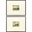 Paragon In the Meadows II S/2 Green 23 X 29 X 1 Wall Art