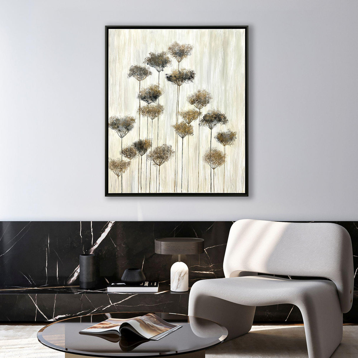 Paragon Quiet Place Gray 52 X 42 X 2 Wall Art