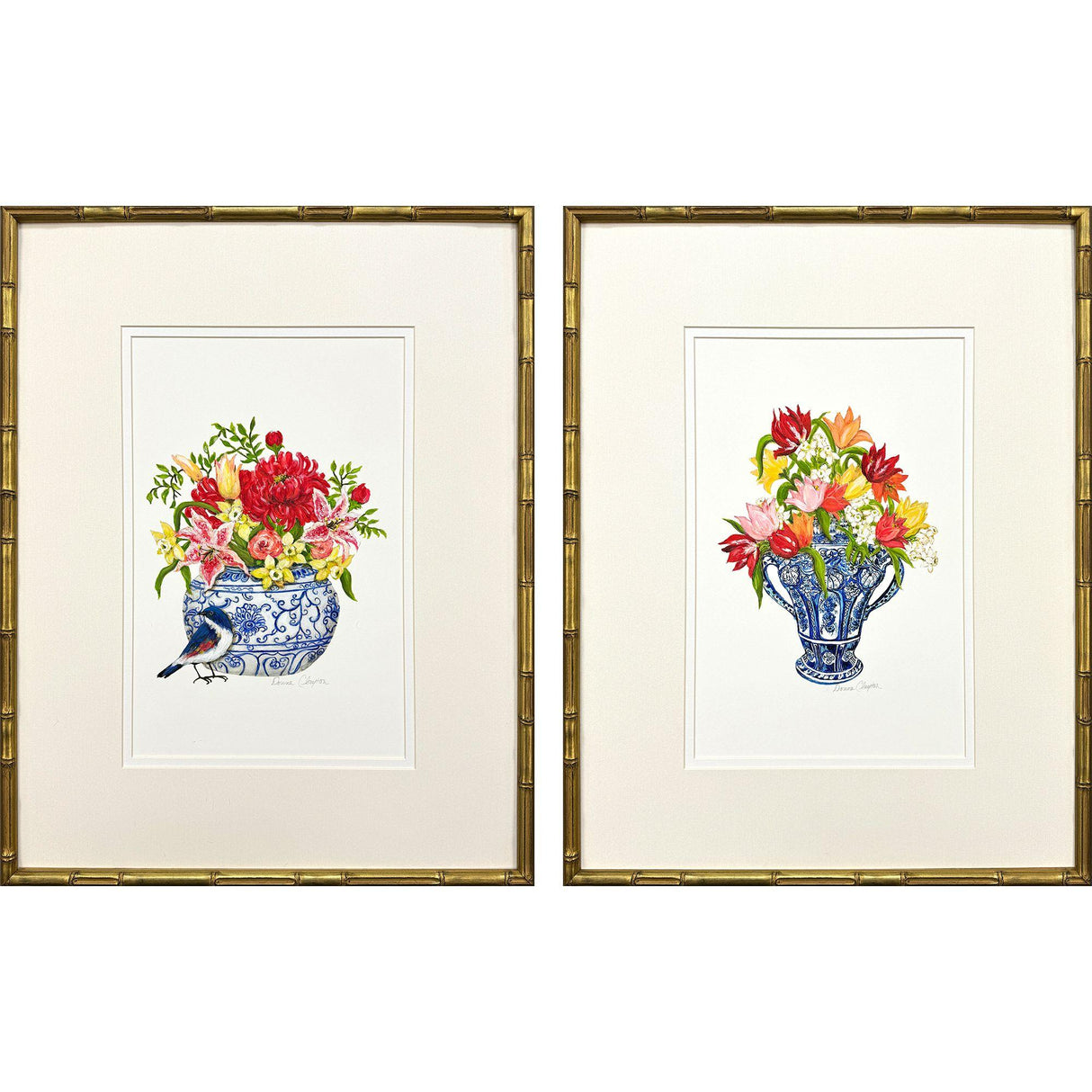 Paragon Blue and White I S/2 Blue 27 X 21 X 2 Wall Art