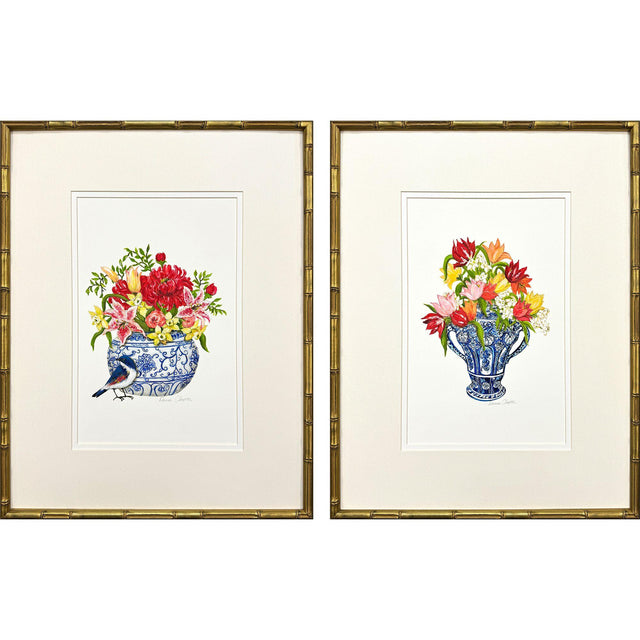 Paragon Blue and White I S/2 Blue 27 X 21 X 2 Wall Art
