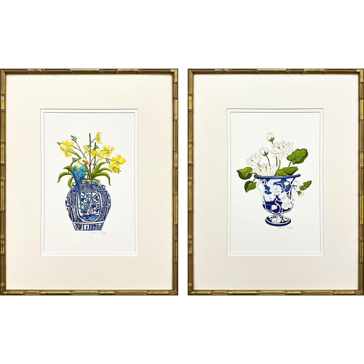 Paragon Blue and White II S/2 Blue 27 X 21 X 2 Wall Art