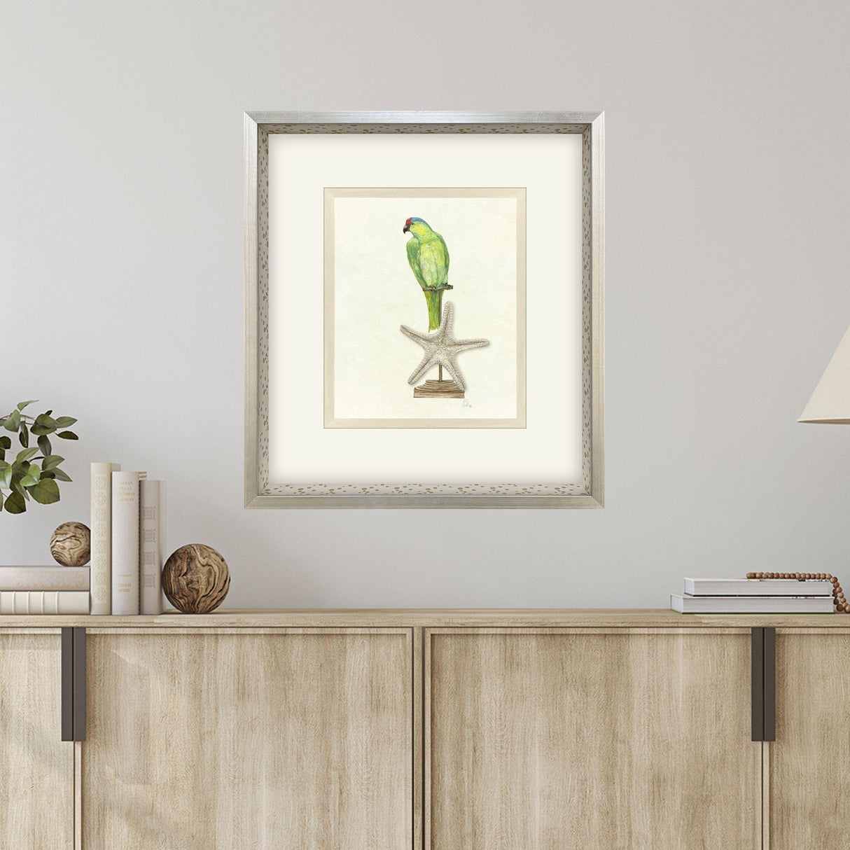 Paragon Treasure Parrot II Blue 26 X 23 X 3 Wall Art