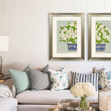 Paragon Floral Balance I Blue 43 X 31 X 2 Wall Art