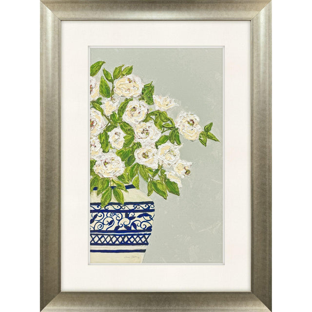 Paragon Floral Balance II Blue 43 X 31 X 2 Wall Art