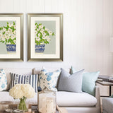 Paragon Floral Balance II Blue 43 X 31 X 2 Wall Art
