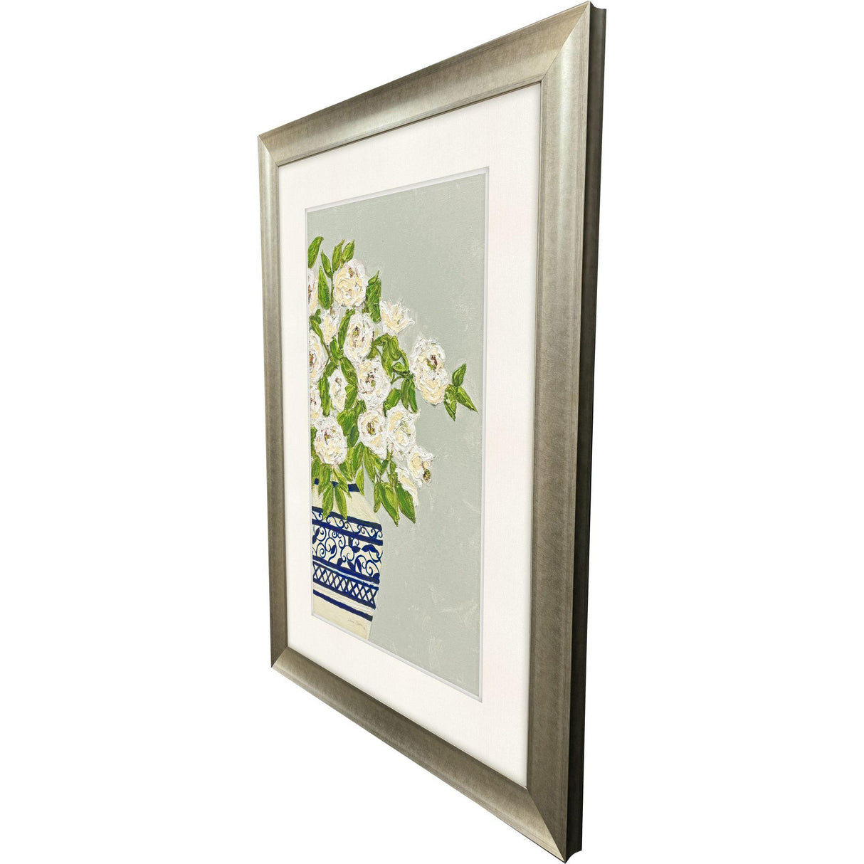 Paragon Floral Balance II Blue 43 X 31 X 2 Wall Art
