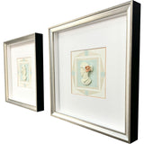 Paragon Intaglio Busts S/2 Teal 18 X 18 X 2 Wall Art