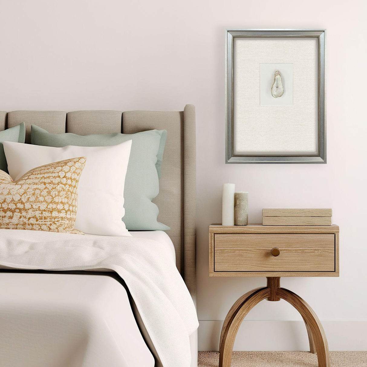Paragon Oyster in Paradise III Beige 26 X 19 X 3 Wall Art