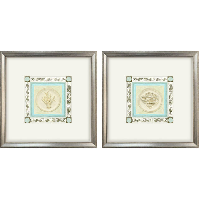 Paragon Coral Circles I S/2 Beige 20 X 20 X 2 Wall Art