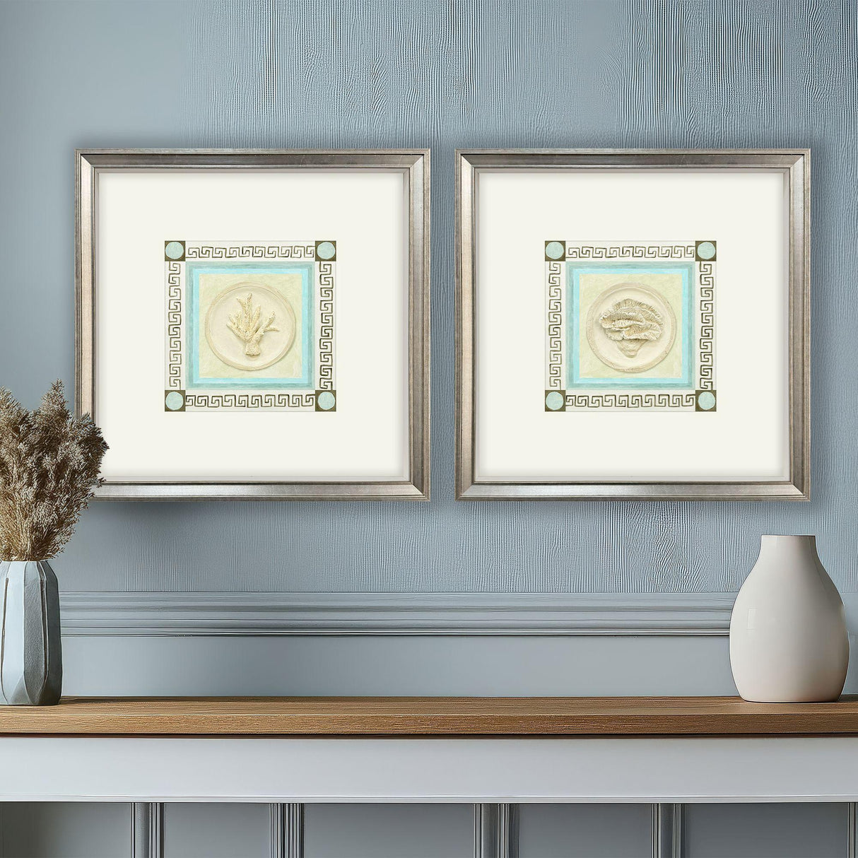 Paragon Coral Circles I S/2 Beige 20 X 20 X 2 Wall Art