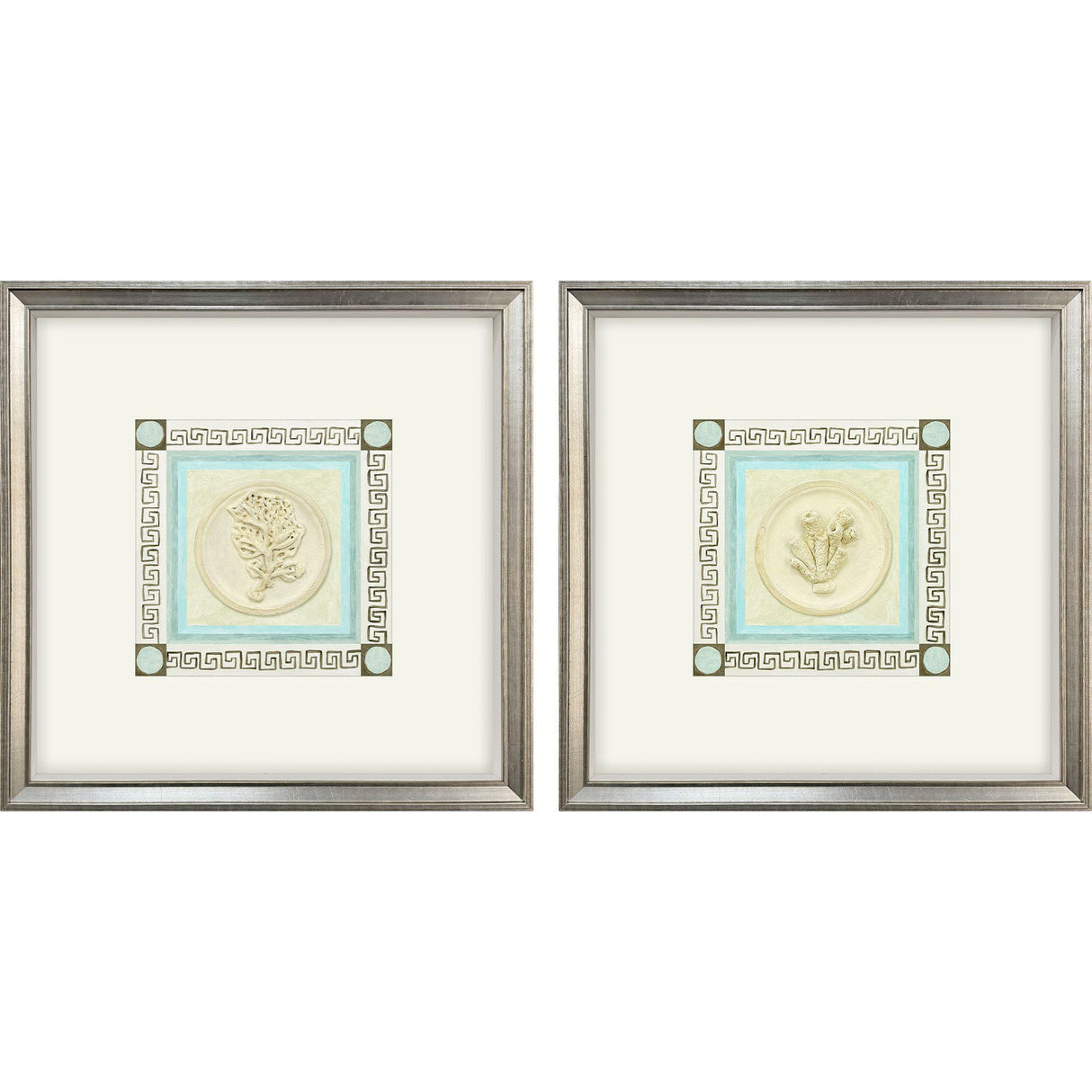 Paragon Coral Circles II S/2 Beige 20 X 20 X 2 Wall Art