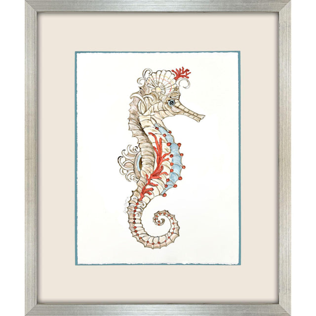 Paragon Seahorse Celebration I Orange 39 X 33 X 2 Wall Art