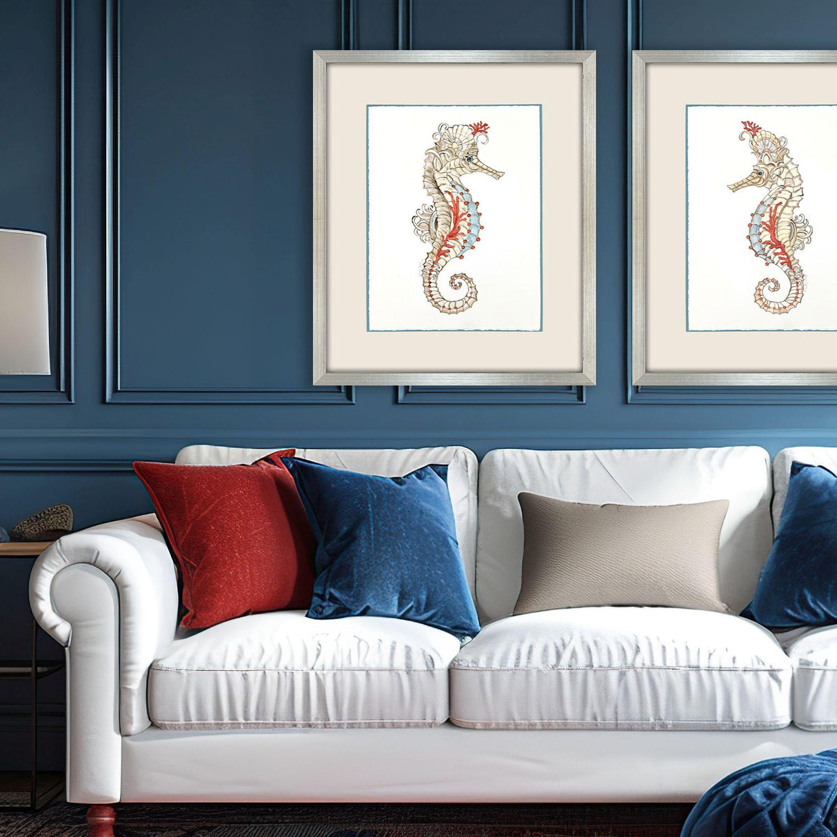 Paragon Seahorse Celebration I Orange 39 X 33 X 2 Wall Art