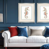 Paragon Seahorse Celebration I Orange 39 X 33 X 2 Wall Art