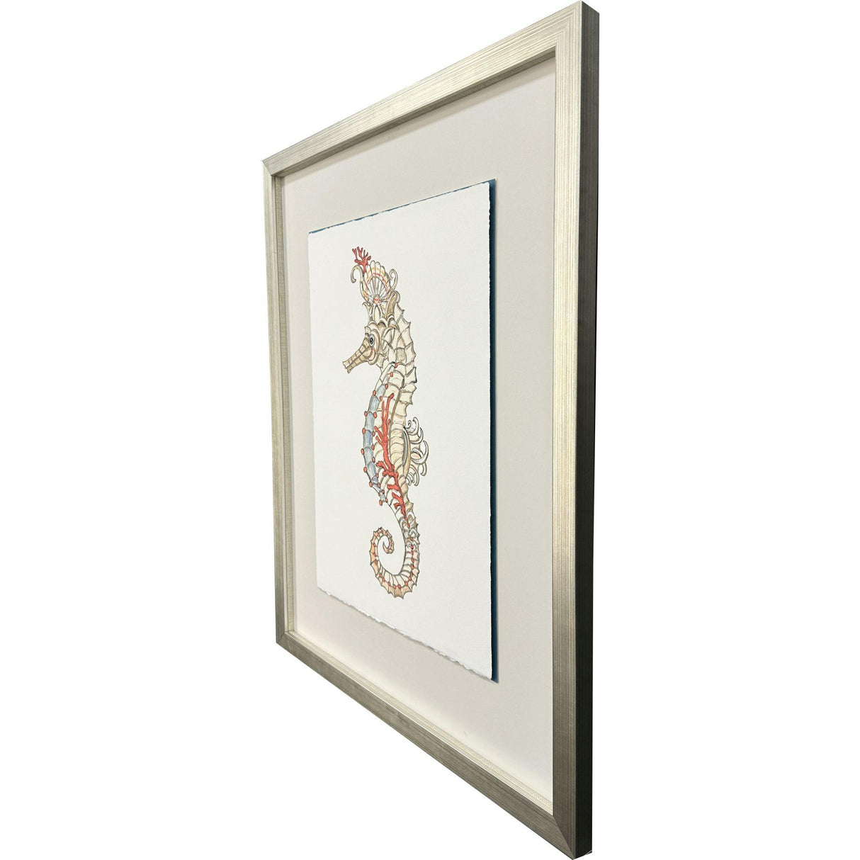 Paragon Seahorse Celebration II Orange 39 X 33 X 2 Wall Art