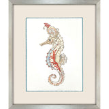 Paragon Seahorse Celebration II Orange 39 X 33 X 2 Wall Art