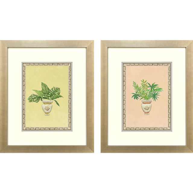 Paragon Grecian Vase Palm I S/2 Green 23 X 19 X 2 Wall Art