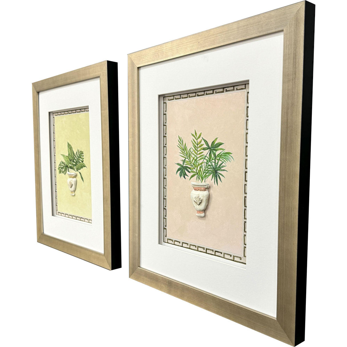 Paragon Grecian Vase Palm I S/2 Green 23 X 19 X 2 Wall Art