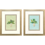 Paragon Grecian Vase Palm II S/2 Green 23 X 19 X 2 Wall Art