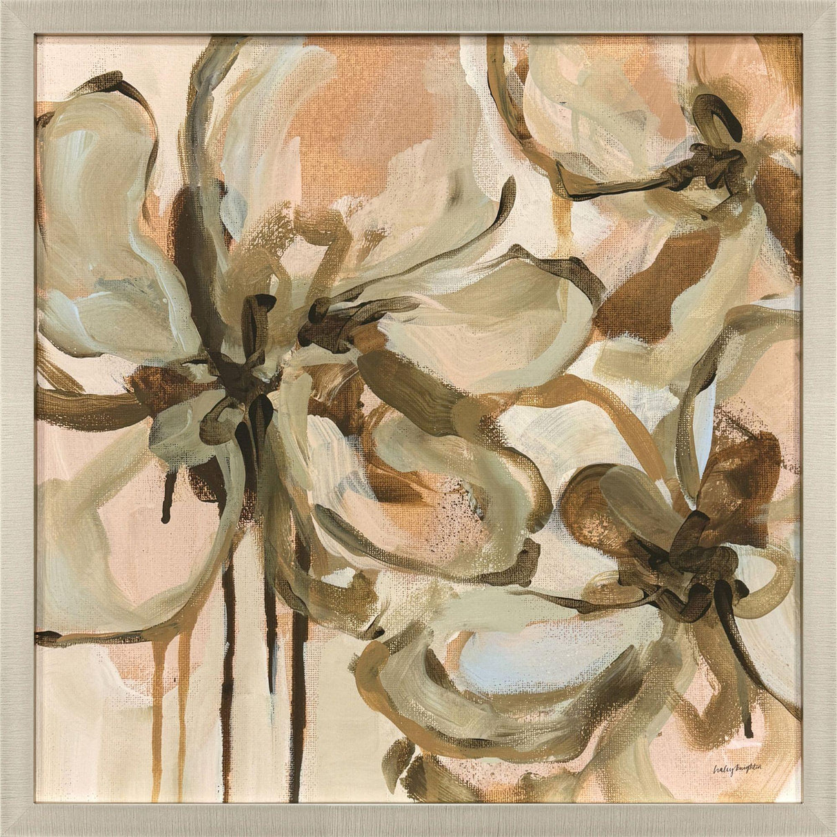 Paragon Petal Play I Green 39 X 39 X 2 Wall Art