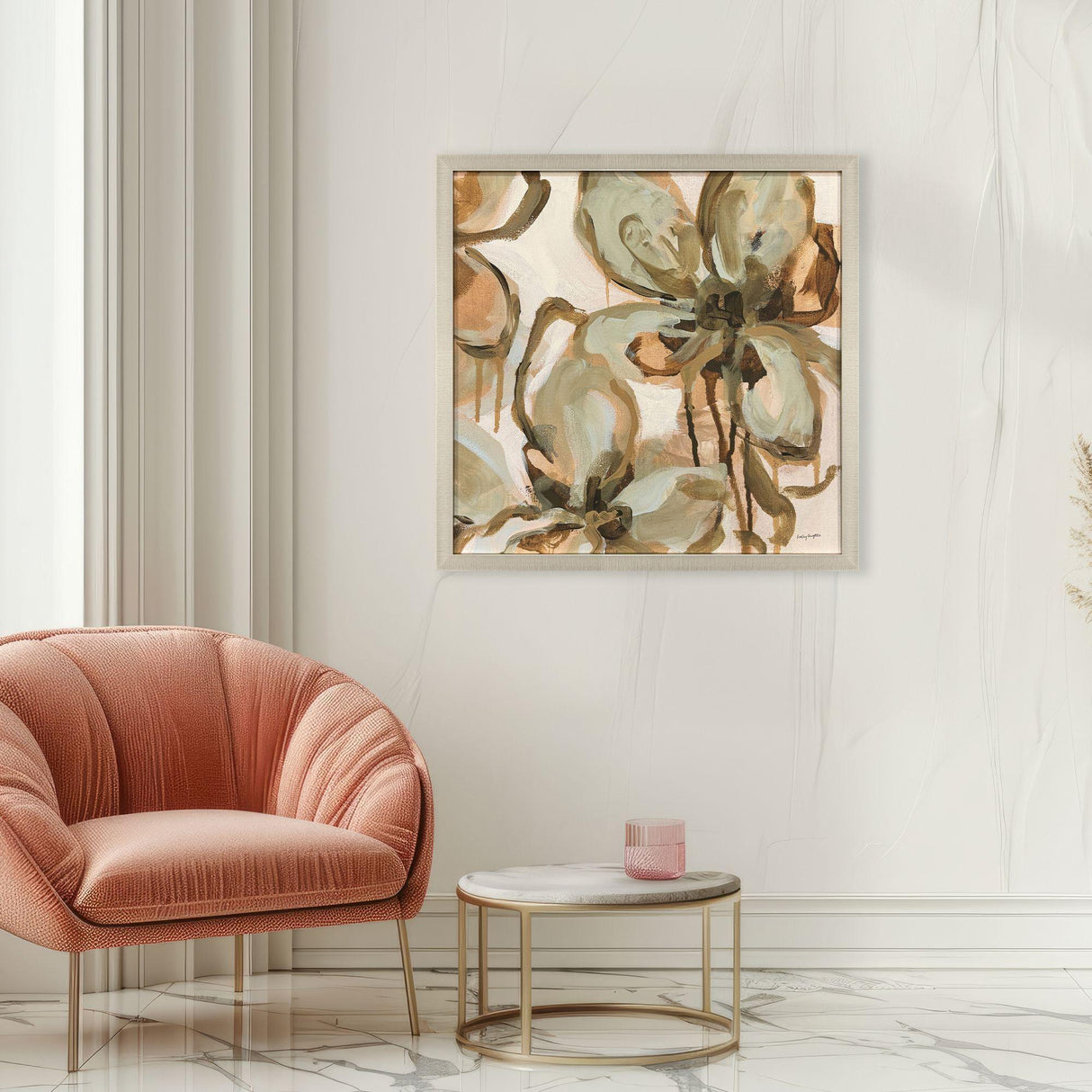 Paragon Petal Play II Green 39 X 39 X 2 Wall Art